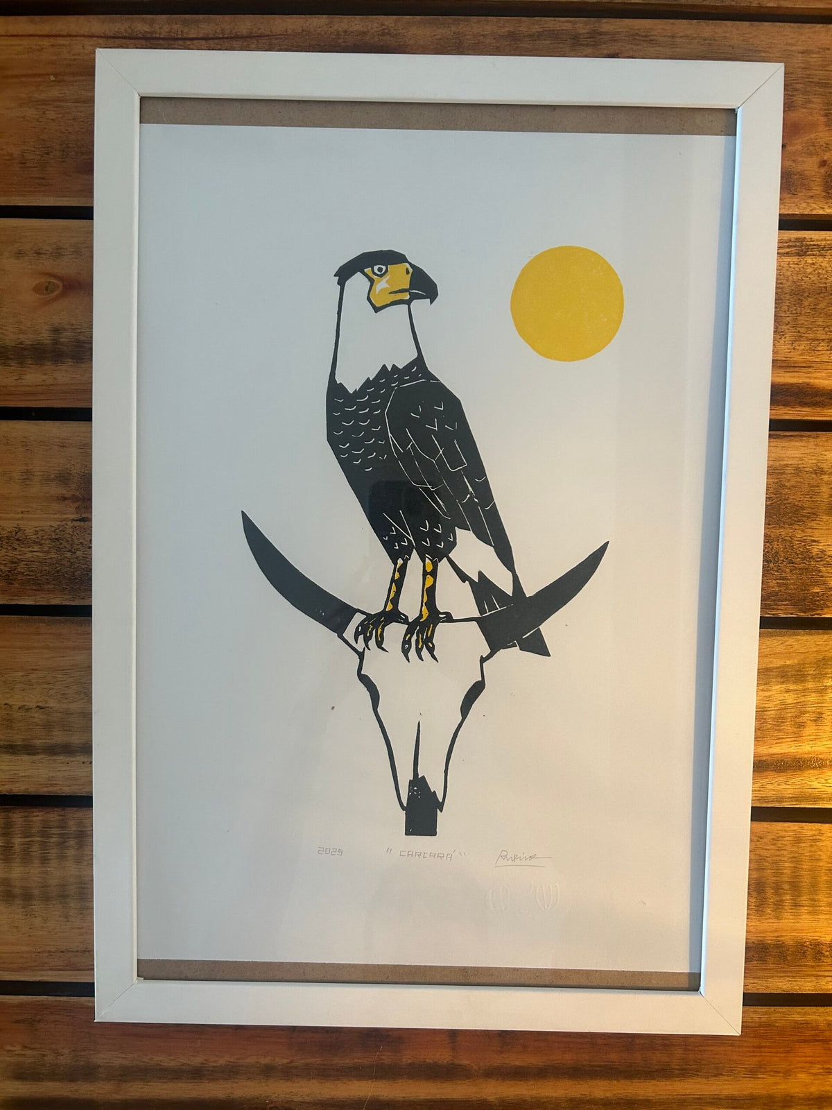 Xilogravura Carcará