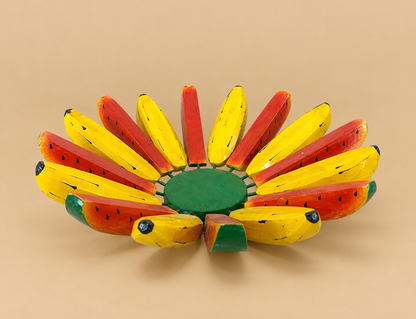 Fruteira Escultura em Madeira – Peça 1