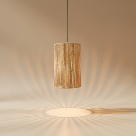 Luminária Pendente de Palha Natural – Peça 2