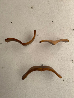 Conjunto 3 Gaivotas de Parede em Madeira