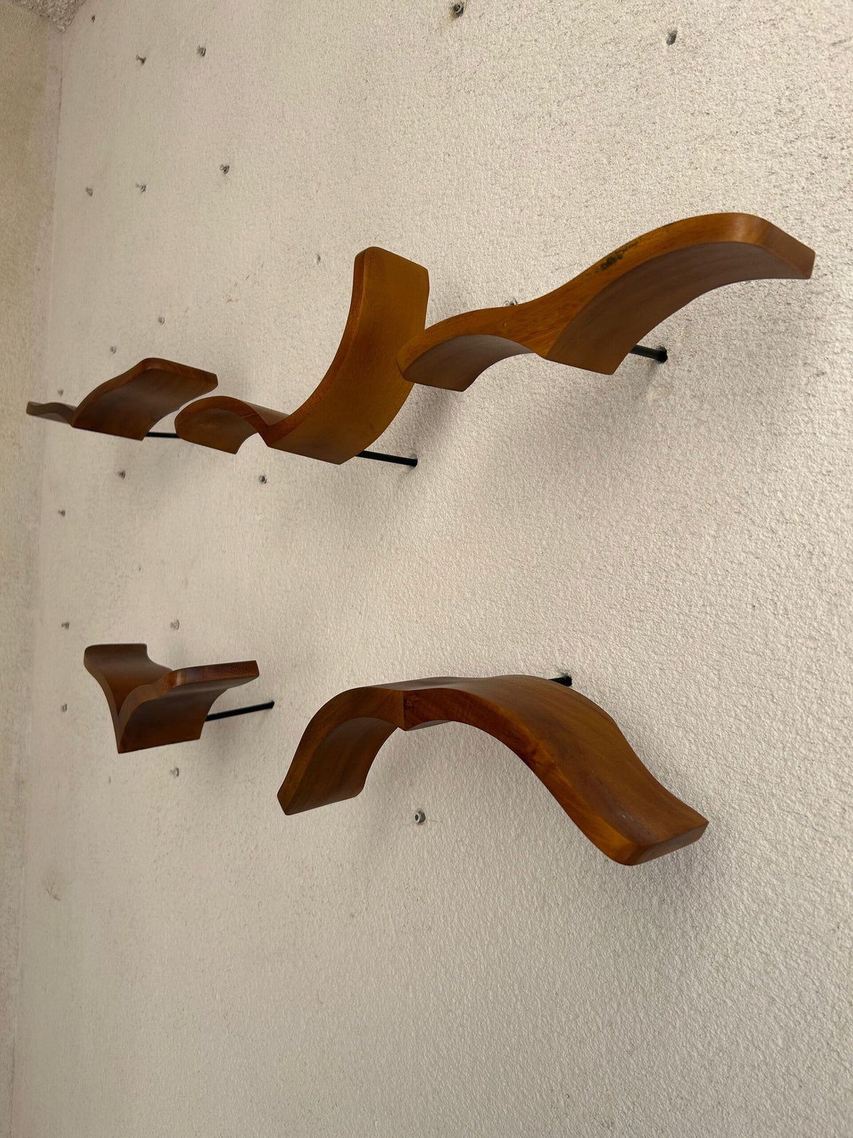 Conjunto 5 Gaivotas de Parede em Madeira – Gege