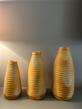 Conjunto Vaso Cerâmica