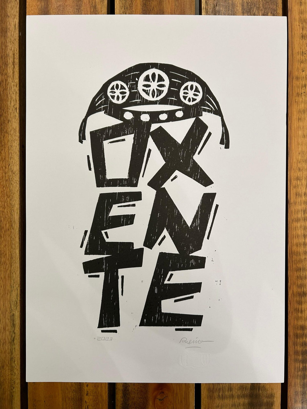 Xilogravura Oxente