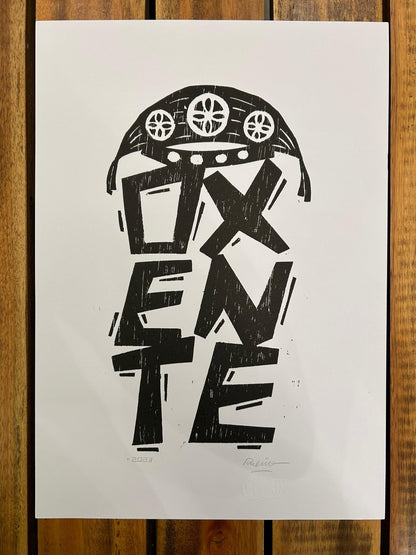 Xilogravura Oxente