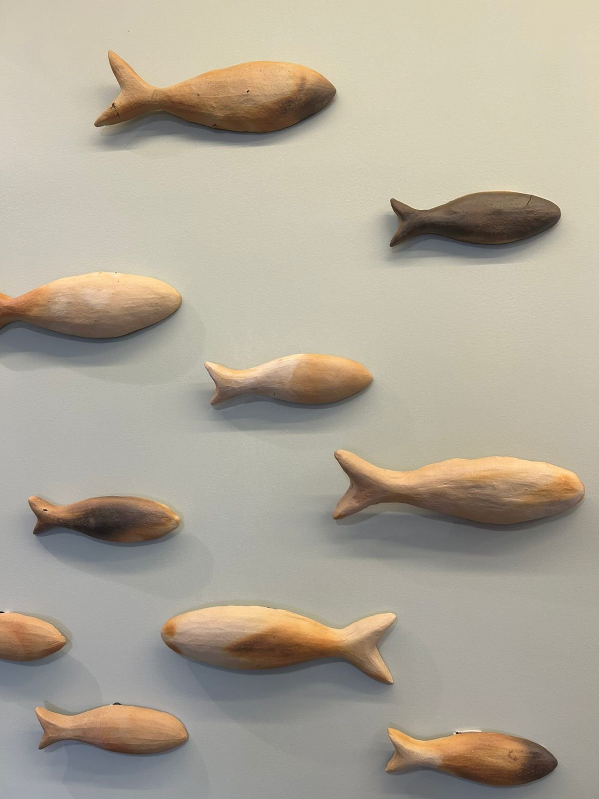 Conjunto Peixes em Cerâmica