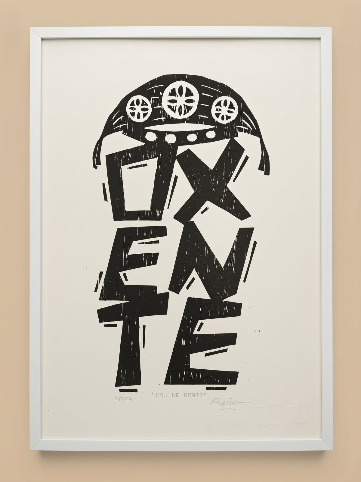 Xilogravura Oxente