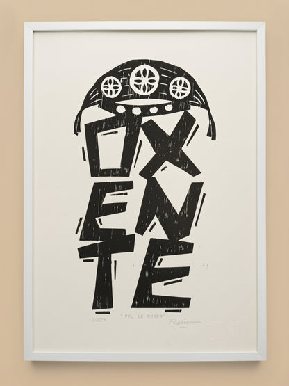 Xilogravura Oxente