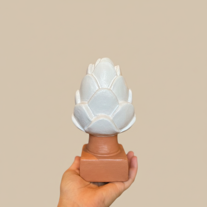 Alcachofra em cerâmica