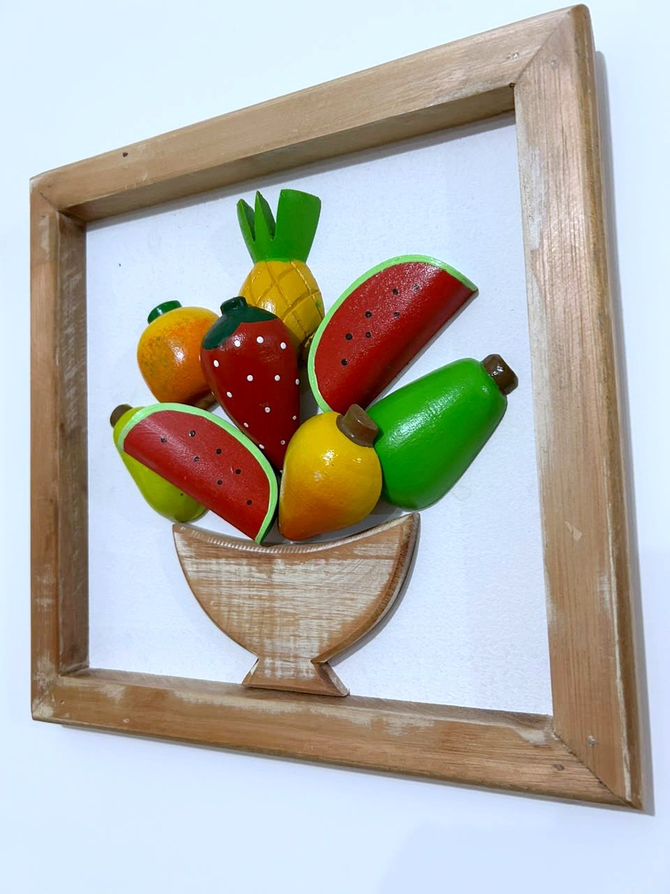 Quadro em Madeira Frutas