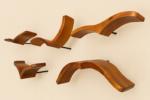 Conjunto 5 Gaivotas de Parede em Madeira - Gege