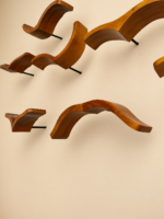 Conjunto Gaivotas de Parede em Madeira - Gege - Imagem 2