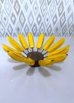 Fruteira Escultura em Madeira