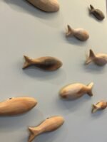 Peixe de cerâmica parede - Imagem 5