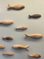Peixe de cerâmica parede - Imagem 4