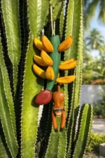 Decoração Cacho De Banana De Madeira - Imagem 3