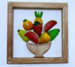 Quadro em Madeira Frutas